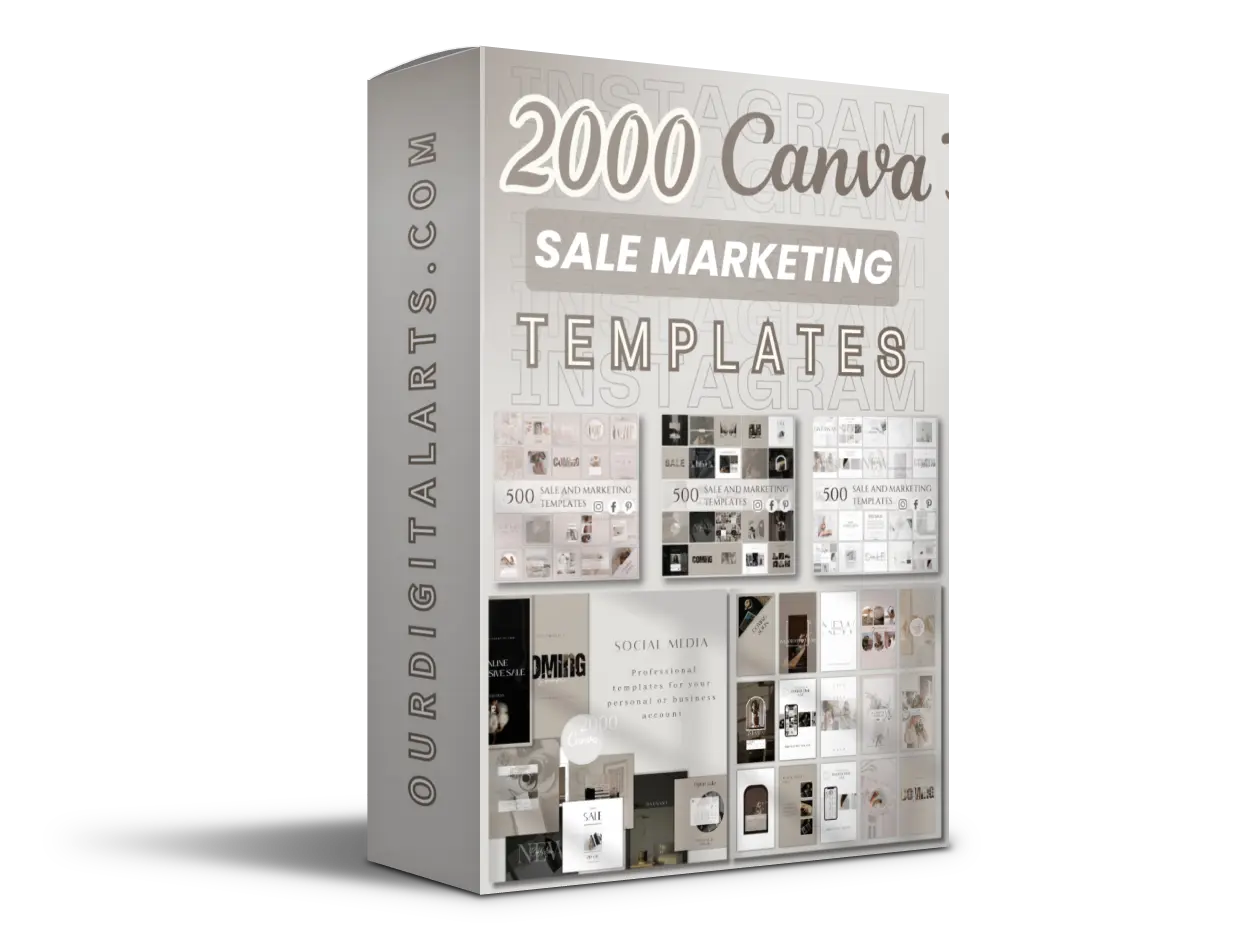 2000 Canva Sale Marketing Templates